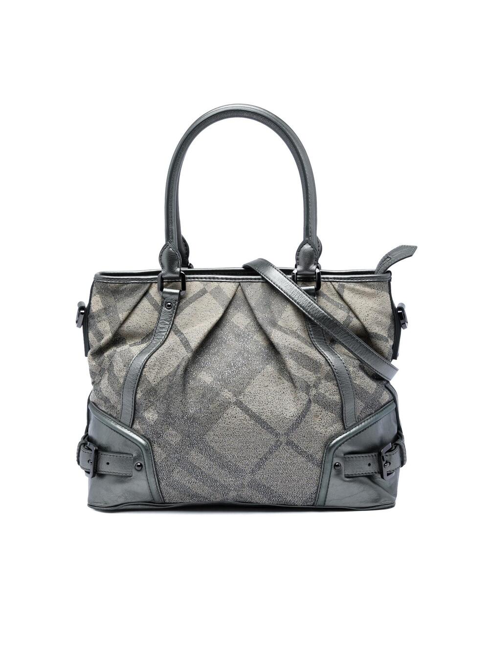 Burberry Glitter Smoke Check Canvas #360399B47B